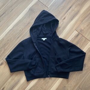 Aeropostale cropped zip up sweatshirt